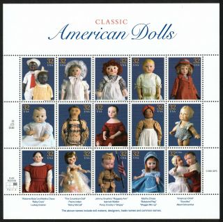 Usa Sc.  3151 32c American Dolls 1997 Mnh Pane Of 15