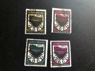 Italy Rodi Stamps Scott C1 - C4 Scv 8.  30 Bb2022