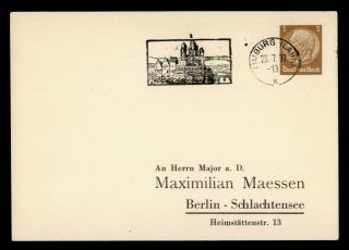 Dr Who 1937 Germany Limburg Postal Card Stationery C134068