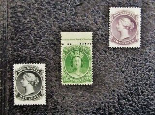 Nystamps Canada Nova Scotia Stamp 8 // 11 Og H / $40