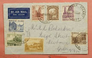 1953 Norfolk Island Australia Airmail