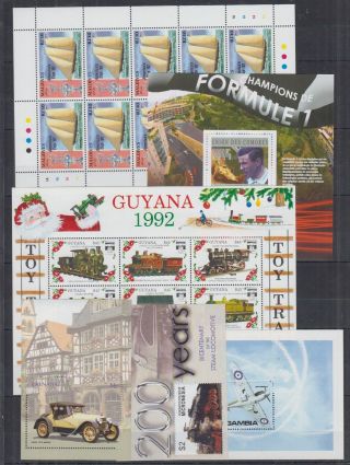 A693.  Guyana - Mnh - 6 Different Pcs - Transport - Various Transports