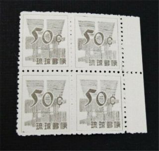 Nystamps Japan Ryukyu Islands Stamp 52a Og Nh $60