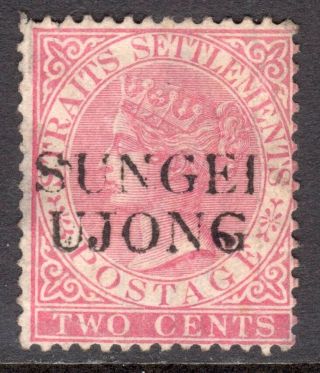 Malaya Sungei Ujong 1885 - 90 Type 26 Opt On 2c Pale Rose Un. ,  Sg 41 Cat £110