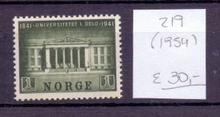 Norway 1954.  Stamp.  Yt 219.  €30.  00