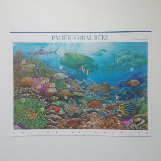 Scott 3831 - Us Nature Of America Series Mnh 2004 6th Pacific Coral Reef 37c