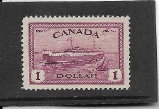 Canada 1946 - 47.  $1.  Purple Mnh.  A Few Minor Specks On Gum.  Sg.  406.  (666)