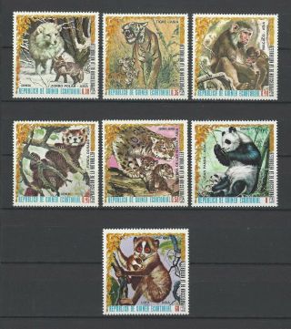 Equatorial Guinea 1976 Sc 7694 - 100 Nature Protection - Asian Animals Mnh Set