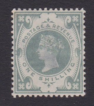 Gb.  Qv.  1887.  Sg 211,  1/ - Green.  Well Centred.  Mounted.