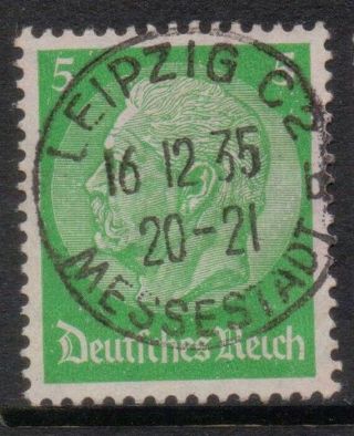 Germany Postmark / Cancel " Leipzig C2 Messestadt " 1935