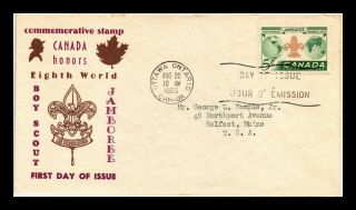 Dr Jim Stamps Boy Scouts Jamboree First Day Issue Canada Cover