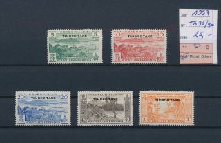 Lk82838 France Hebrides 1957 Taxation Overprint Mh Cv 25 Eur