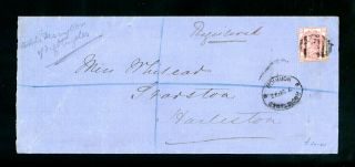 Registered Norwich 1882 Cover To Harleston,  3d Plate 21 Sg 158 (au678)