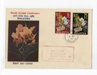 Singapore 1963 World Orchid Conference Private Fdc