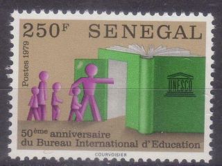 Senegal 1979 50th Anniv.  Of Int.  Office Of Education Mnh C4710