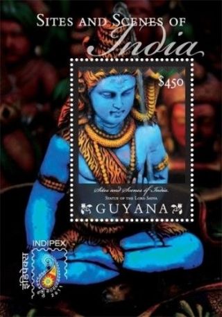 Guyana 2011 - Sites And Scenes Of India - Indipex Souvenir Sheet Mnh