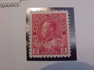 Canada Two Cent Scott 106 Mnh King George V Admiral Issue