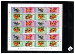 ,  Cook Islands - Mnh - Imperf - Flowers,  Flora