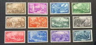 Italy,  Sc.  495 - 506 Complete Set Never Hinged Very Fine,  Cat.  $400. ,