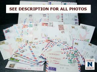 Noblespirit (gc4) China Prc 66x 1st Flight Airmail Covers