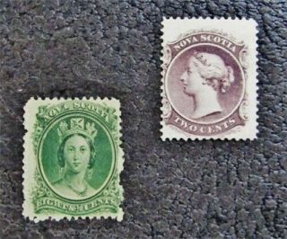 Nystamps Canada Nova Scotia Stamp 9 11 Og H / Nh $39