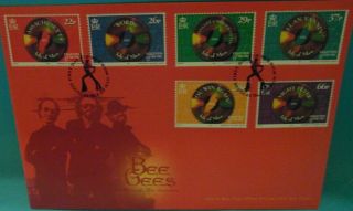 Barry Gibb “The Bee Gees” Isle Of Man FDC Signed The Bee Gees 2
