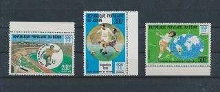 Lk56640 Benin 1978 Football Cup Soccer Edges Mnh