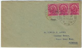 India 1922 The Prince Of Wales Camp Cancel Cover