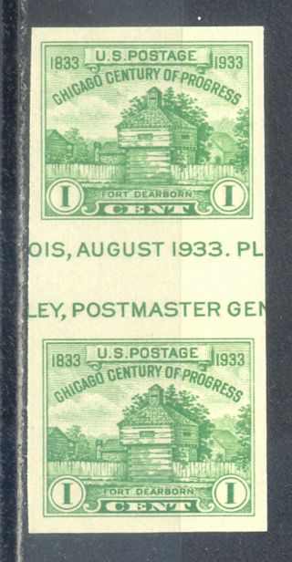 Us Stamp (l2402) Scott 766,  Nh,  Imperf Horizontal Gutter Pair