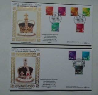 Gb 1994 Benham Silk Limited Edition Postage Due To Pay Stamps First Day Covers