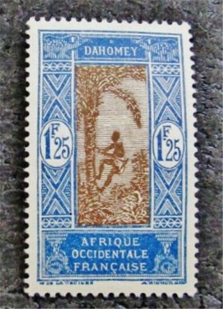 Nystamps French Dahomey Stamp 80 Og Nh $32