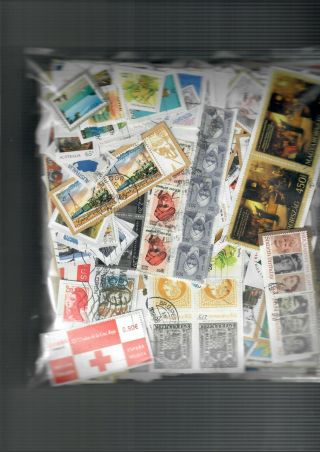 World Stamps - Kiloware - 400 Grams On Paper.  Mixture