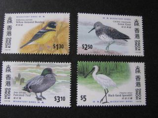 Hong Kong Stamp Set Scott 784 - 787 Never Hinged