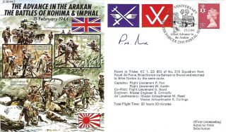 Aviation :1993 Royal Air Forces Association - The Battle Of Kohima - Signed