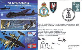 Aviation :1993 Royal Air Forces Association - The Battle Of Berlin - Signed