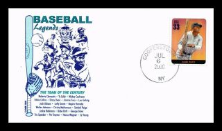 Dr Jim Stamps Us Baseball Legends Babe Ruth First Day Gamm Cover Cooperstown
