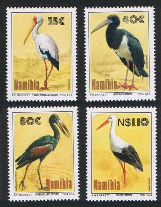 Namibia Storks Birds 4v Mnh Sg 649 - 652 Sc 766 - 769
