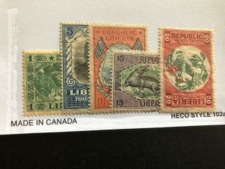 Liberia Stamps Scott 183 - 187 Mhog Scv 10.  00 Bb5449