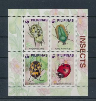 Lk64258 Philippines Bugs Fauna Flora Insects Good Sheet Mnh