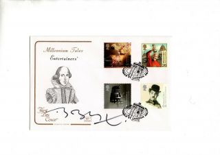 Bob Geldof (boomtown Rats) “entertainers Tale” Signed 1999 Gb Fdc