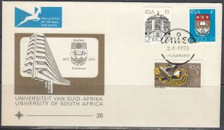 South Africa Scott 389 - 91 Fdc - University Of South Africa