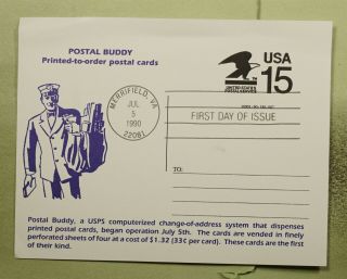 Dr Who 1990 Fdc Postal Buddy Postal Card E45902