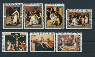 D277555 Niger Paintings Selection Of Mnh Stamps
