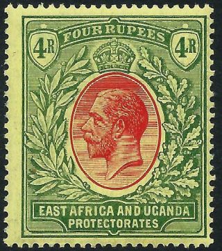 East Africa & Uganda - 1912 Kgv 4r 