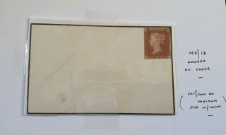 Gb Queen Victoria Sg 8/12 1d Value On Cover