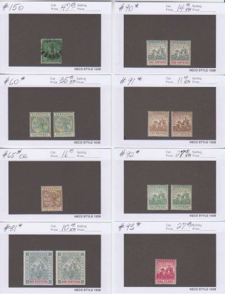 A4519: Better Barbados Stamp Collection; Cv $600
