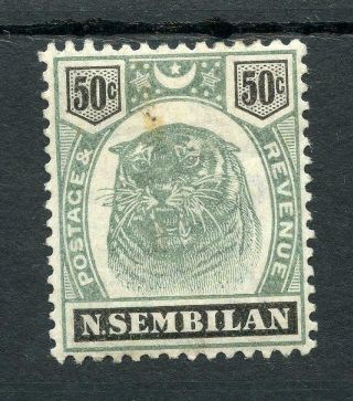 Malaya Negri Sembilan 1895 - 99 50c Sg14 Mm Cat £95