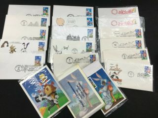 Artmaster 19x,  Looney Toons First Day Issue Covers Fdc Postage Stamps 78
