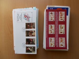 Jersey - Approx.  170 X First Day Covers & Couple Of Packs.  Below.