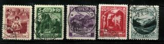 Liechtenstein 94 - 98 1930